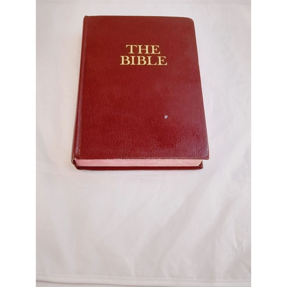 The Bible RSV Revised Standard Version‎ Abs 1980 Burgandy Hardcover⛪🛐